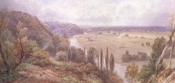 Myles Birket Foster,RWS The Thames from Cliveden (mk46) France oil painting art